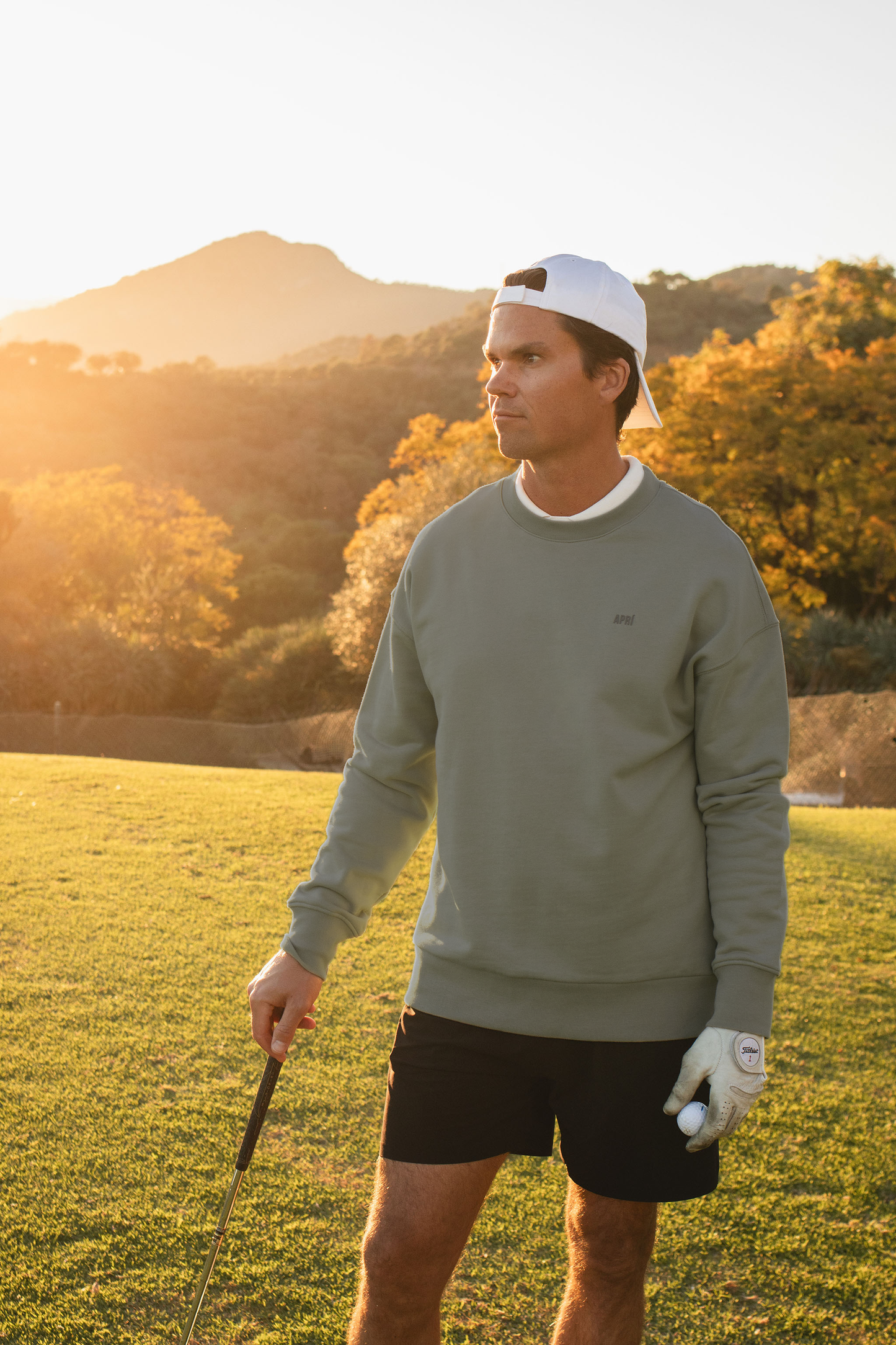 APRÍ Men's Golf Crew neck sweatshirt
