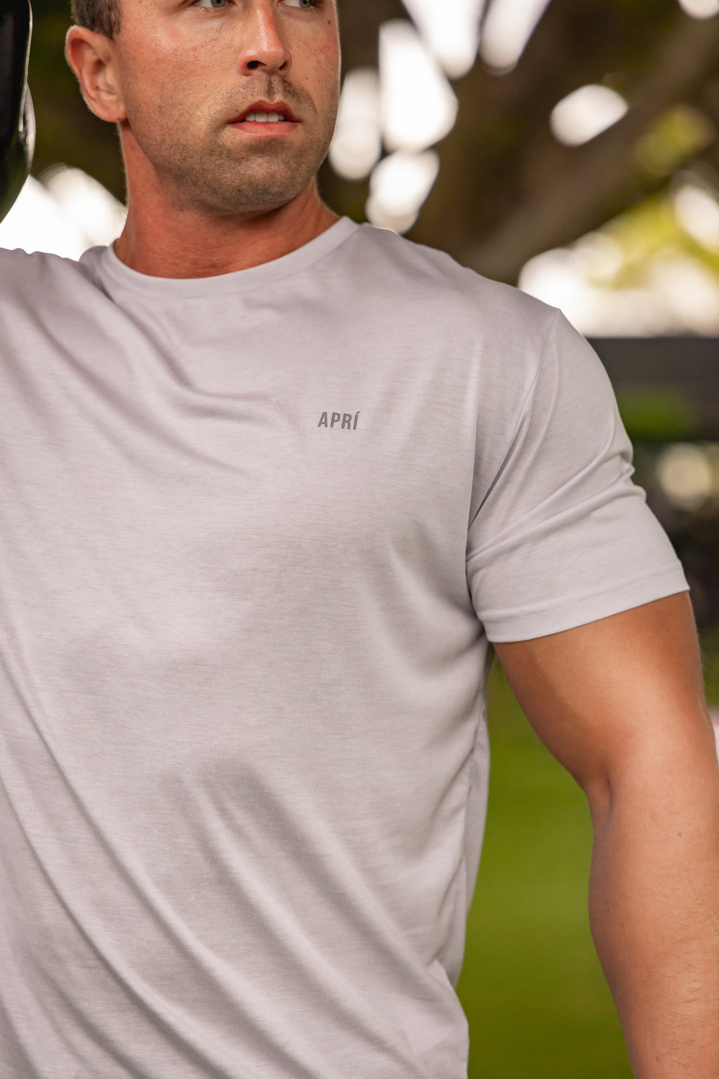 Luna Rock Grey Lyocell T-shirt Gym Person