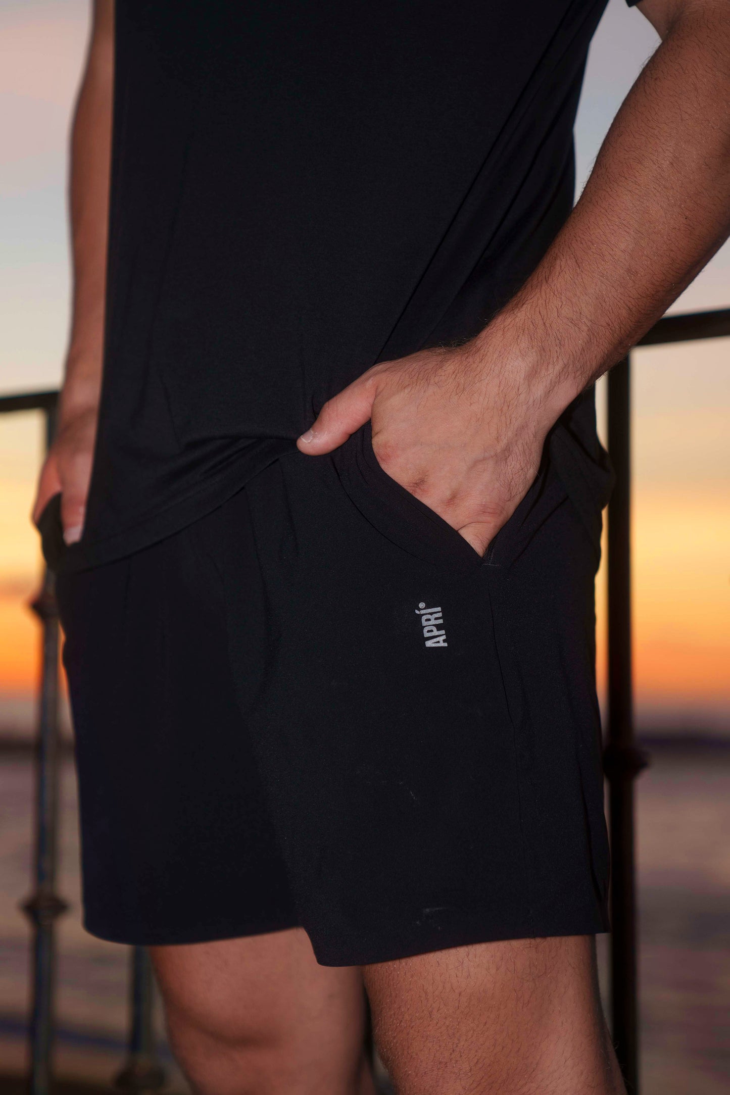 Black APRÍtech Airy Performance Shorts