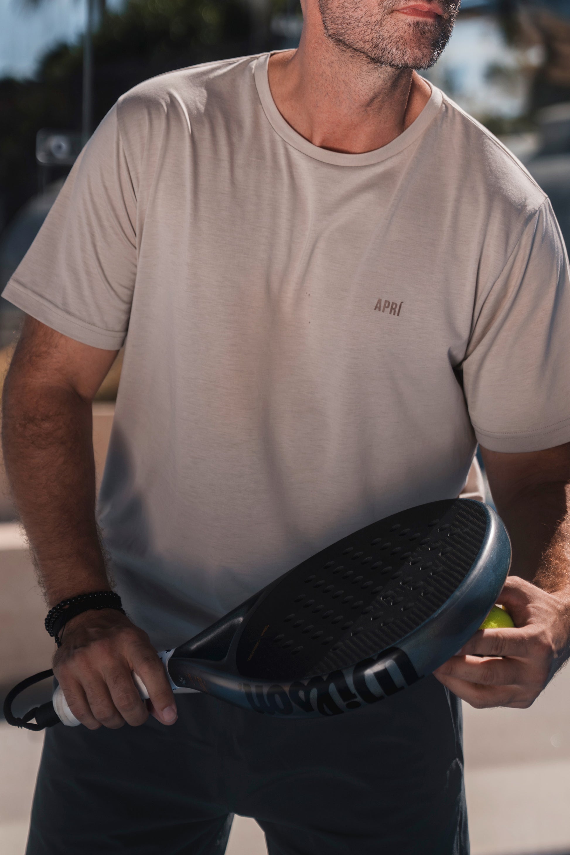 apríshield lyocell putty t-shirt padel