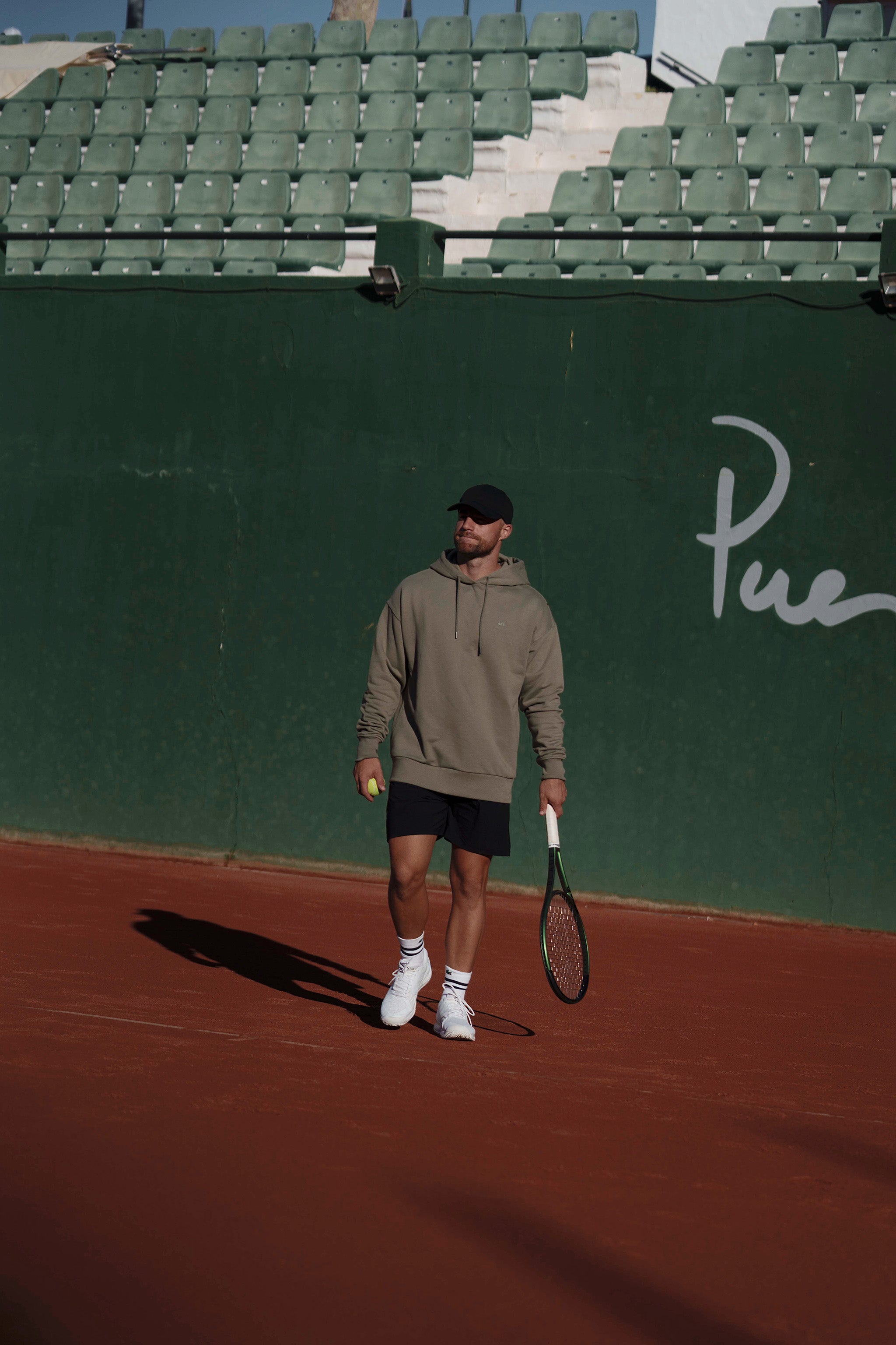 apríshield ocean green men's hoodie tennis