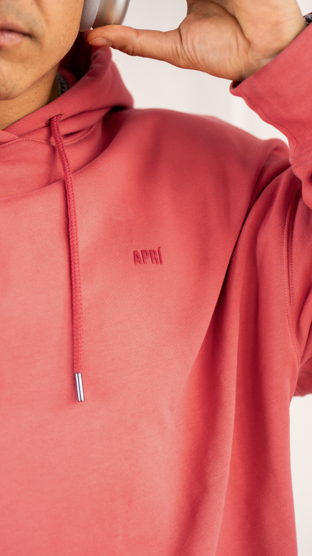 apri sportswear men's hoodie nantucket red recovery
